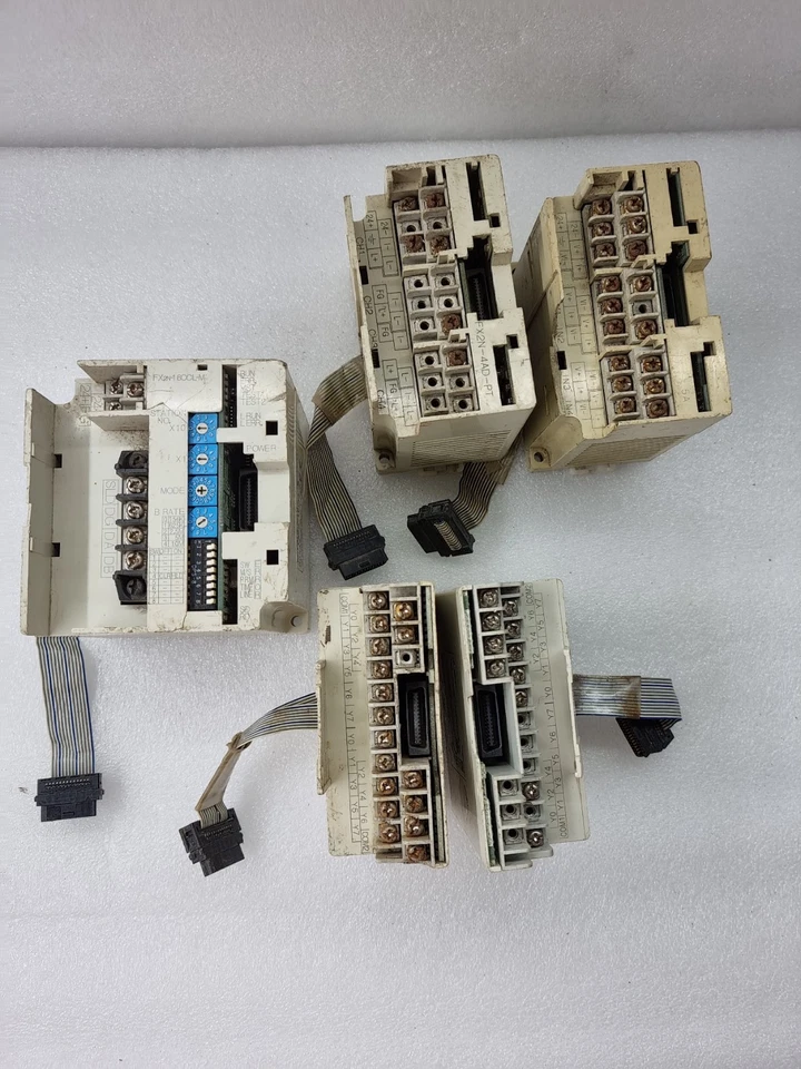 5 x MITSUBISHI MODULE LOT FX2N16CCLM,FX2N4ADPT,FX2N5A,FX2N16EYRES,FX2N16EYRESUL